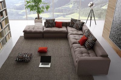 Модульный диван в гостиную: преимущества выбора